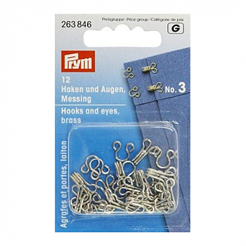 Крючки и петли Prym 263846