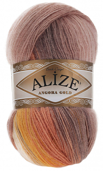 Пряжа Alize Angora Gold Batik №4741