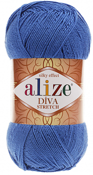 Пряжа Alize Diva Stretch №132