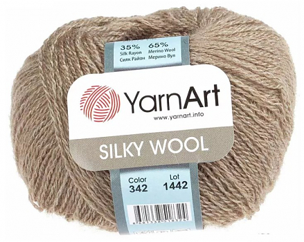Пряжа YarnArt Silky Wool №342