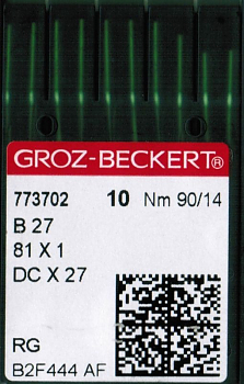 Иглы для промышленных машин Groz-Beckert DCx27 RG №90