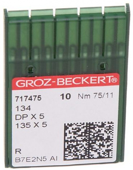 Иглы для промышленных машин Groz-Beckert DPx5 №75