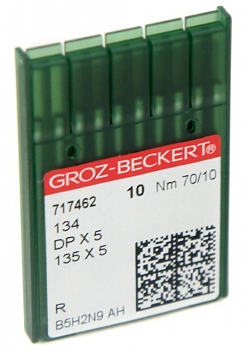 Иглы для промышленных машин Groz-Beckert DPx5 №70